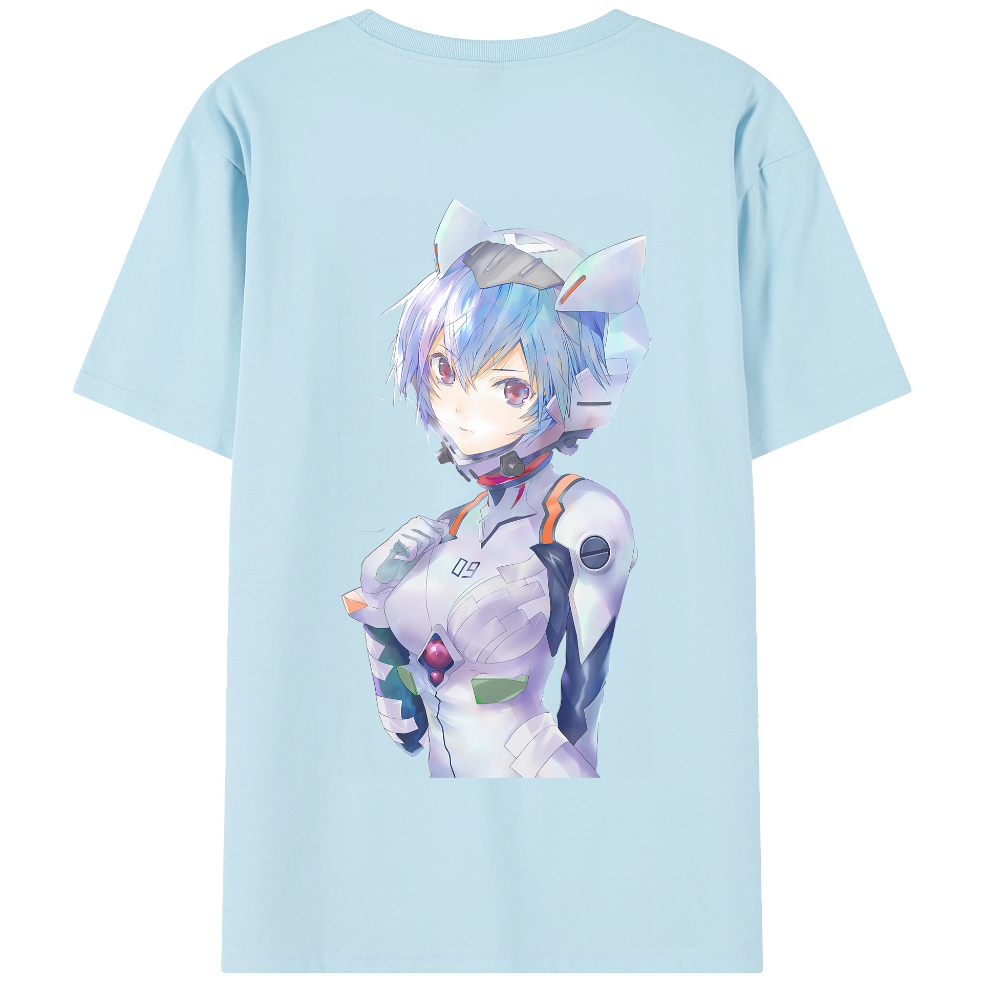 （画像用） EVA 新世紀エヴァンゲリオン 綿100％半袖Tシャツ（背面プリント）